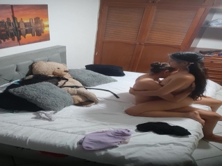 Two hot girls fuck each other passionately.